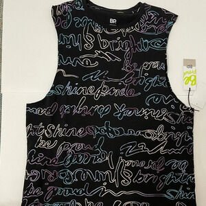 NWT BP Mens Tank Top “shine bright be proud “ sz M